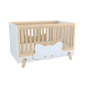 Berceau en bois arrondi bleu poudré - Product Image 1