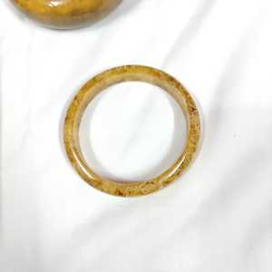 Brazalete Clásico de Jade, Unisex, Forma Redonda, Joyería de Piedra Natural, Accesorio de Moda - Product Image 5