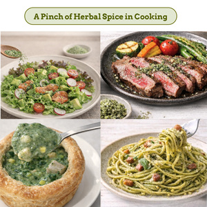 Nouvelle Poudre de Feuilles d'Armoise Japonaise Bio Infusée à la Vapeur, Thé Santé Bien-être, Ingrédient Naturel, Latte Vert, Sachet en Vrac, Yomogi BLESS - Product Image 5