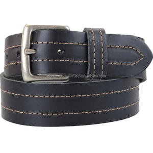 เข็มขัดลำลองธุรกิจหนังวัวแท้ของผู้ชายพร้อมหัวเข็มขัดแบบมีรูพรุนทำจากวัสดุอัลลอยที่ทนทาน - Product Image 6