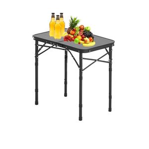 โต๊ะพับสำหรับตั้งแคมป์กลางแจ้ง เหมาะสำหรับปิกนิก บาร์บีคิว และการทำอาหารสำหรับการผจญภัยกลางแจ้ง - Product Image 1
