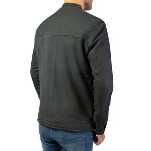 แจ็คเก็ตหนังดีไซน์ใหม่สำหรับผู้ชาย ปี 2026 ขายส่งแฟชั่นเท่ๆ แจ็คเก็ตหนัง PU แบบมีซิปสำหรับผู้ชาย ผลิตในปากีสถาน แจ็คเก็ตหนังผู้ชาย - Product Image 3