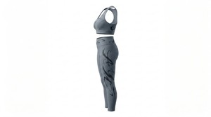 Ensembles de yoga pour femmes sur mesure avec logo, réversibles, taille plus, taille mi-haute élastique, tailles ajustables, quantité en gros - Product Image 2