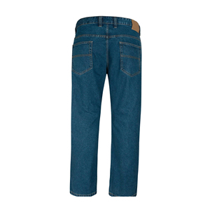 Jean en denim bleu pour homme 2025, grande taille, coupe droite décontractée, double couture, confortable, pour hommes de grande taille, pantalon de mode, vente en gros - Product Image 4