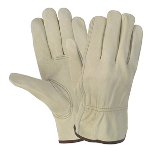 New Trending Product Best Quality Cowhide Leather Safety Driving Work <b>Gloves</b> Hot Sale Breathable Non Slip <b>Driver</b> Working <b>Gloves</b> - Product Image 1