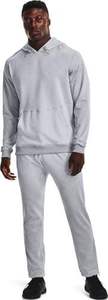 Sweat-shirt à capuche gris clair pour homme, coupe classique, en molleton français, vêtement décontracté avec poche avant, logo sur la manche gauche - Product Image 5
