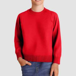 Suéter de Cuello Redondo para Niños, Ecológico, de Lana/Acrílico Suave, Ideal para la Escuela, Juegos, Clima Fresco y Uso Diario - Product Image 5