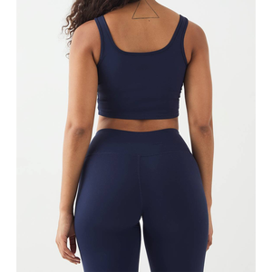 Conjunto de Ropa de Yoga para Otoño/Invierno, Top Deportivo Sexy con Cuello en U, Elástico y Ajustado, de Alta Calidad, con Spandex Super Cloud - Product Image 6