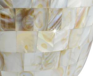 Urna funeraria de latón con incrustaciones de nácar rosa, urna de cremación conmemorativa, recuerdo artesanal, urna de latón con incrustaciones de nácar rosa. - Product Image 2