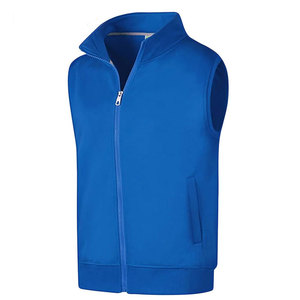 <b>Light</b> Canvas Windproof Vest Sleeveless Zipper Hoodless Full-Zip Waterproof Breathable Reversible Winter Outerwear - Product Image 4