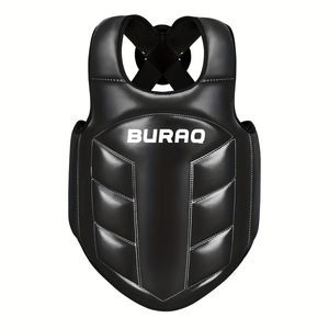 อุปกรณ์ป้องกันตัวสำหรับฝึกซ้อมมวยไทย ทำจากหนัง PU สำหรับผู้ฝึกสอน – แผ่นป้องกันตัวสำหรับฝึกซ้อมมวยและคิกบ็อกซิ่ง – รับทำโลโก้ OEM - Product Image 1