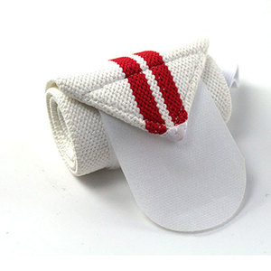 Attelle de poignet respirante pour haltérophilie en coton et polyester, unisexe, robuste, réglable avec fermeture auto-agrippante pour l'entraînement en salle de sport - Product Image 3