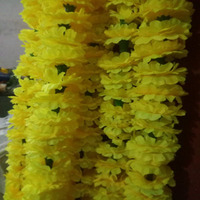 Bunga Artifisial Real Touch Plastik Tahan Air Melembapkan Marigold untuk Dekorasi Interior Rumah Pesta Pernikahan Indoor/Outdoor