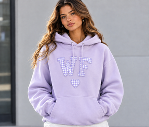 Sweat-shirt en molleton surdimensionné à col montant et manches longues, 340 GSM, personnalisable avec logo brodé pour femme, idéal pour l'hiver – Vente en gros - Product Image 1