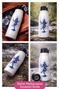 Bouteille d'eau promotionnelle de bureau en métal avec impression personnalisée, dernier design Mahadev - Product Image 3