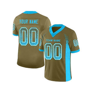 Camiseta de Fútbol Americano Personalizada con Sublimación y Bordado, Nueva Llegada, Personalización Disponible - Product Image 3