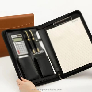 Sac à documents de bureau multifonctionnel en cuir A4 pour hommes et femmes - Product Image 5