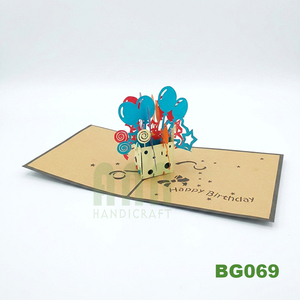 Boîte cadeau artisanale ANN du Vietnam, invitations 3D pop-up traditionnelles pour fête d'anniversaire, souvenirs, cartes de vœux en papier faites à la main, Nouvel An - Product Image 4