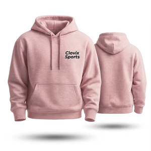 High Quality Heavyweight Mens Pullover Hoodie <b>Thick</b> <b>Fleece</b> Cotton Blend Plain Sweatshirt Long Sleeves Oversize Wholesale OEM - Product Image 1
