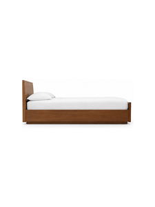 Minimalist Solid Wood Platform <b>Bed</b> <b>Queen</b> Size <b>with</b> <b>Storage</b> Design Style Wooden Frame Design for Bedroom Use - Product Image 3