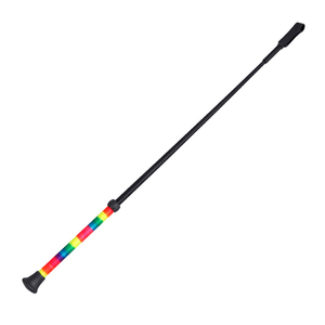 Fouet d'équitation de haute qualité 65 cm, tige en fibre de verre et poignée en caoutchouc, couleurs et logo personnalisables, service OEM, vente en gros - Product Image 4
