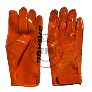 Gants de football américain STARTECH Pro Grip pour receveur, antidérapants, haute rétention d'air, pour droitier, fermeture à enfiler, pour le sport - Product Image 2