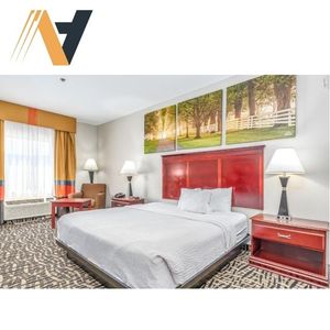 โต๊ะในคอนโซลยาวพิเศษพร้อมตู้เก็บของ6ชิ้นโต๊ะทีวีเฟอร์นิเจอร์ห้องนอนโรงแรมทำจากไม้เนื้อแข็งขนาด ODM ทันสมัย - Product Image 3