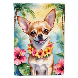 Drapeau de jardin Luau multicolore pour Chihuahua Boîte aux lettres décorative et Patio Artwork for Yard Flower Beds Size - Product Image 1