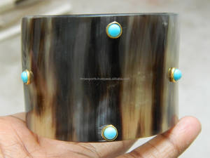 Brazaletes de cuerno de búfalo hechos a mano del fabricante superior por M. R. S. EXPORTACIONES para Fiestas y Regalos - Product Image 6