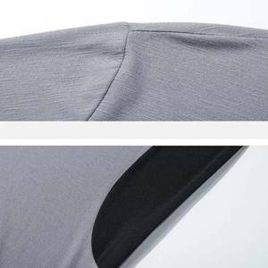 Conjunto deportivo de moda con parches, camiseta de manga corta, pantalones cortos, estilo hip hop, para correr, chándal masculino de 2 piezas, conjunto informal de verano para hombre - Product Image 4