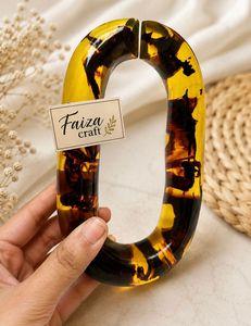 Customized Modern Acrylic Chain Wall Accents Handmade Modern <b>Ornamental</b> Resin Hanging for Home Decor Diwali Festival Ready - Product Image 3