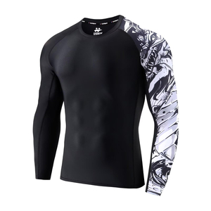 T-shirt de compression athlétique de qualité export OEM Rash Guard pour les acheteurs et importateurs internationaux de vêtements de sport - Product Image 6