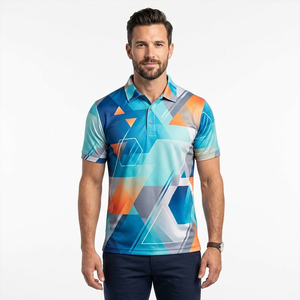 Camisetas Polo Sublimadas Personalizadas con Estampado Completo, Camisetas Polo Deportivas, Uniformes de Equipo, Camisetas Polo de Golf, Fabricante OEM ODM, Minorista - Product Image 1