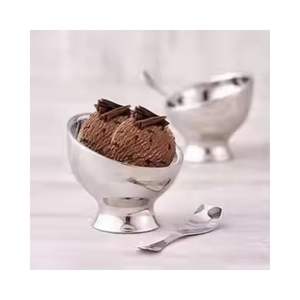 Elegante tazón de metal de calidad para servir helado, postres y uso en la mesa. - Product Image 1