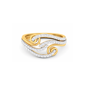แหวนหมั้นเพชรแท้ทองคำขาว 14K ดีไซน์เนอร์ |   แหวนเพชรทรงกลมเจียระไนแบบบริลเลียนต์ ประดับด้วยเพชรเม็ดเล็กๆ ดีไซน์หรูหรา ของขวัญเครื่องประดับสำหรับเจ้าสาวและผู้หญิง - Product Image 1