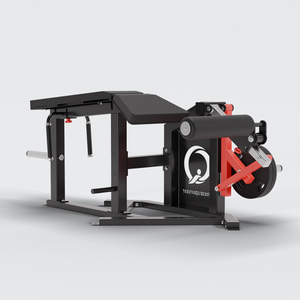QLI utilisation commerciale en métal Durable Extra Large Gym Fitness Equipment-QPLC078 double fonction sujette jambe Curl plaque chargée Machine - Product Image 2