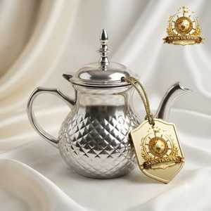 Stainless Steel Teapot With Infuser Modern Design Tea Maker Metal Coffee & Tea Sets - Product Image 5