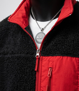 Custom Reversible Sherpa Fleece Jacket Outdoor Windproof Lightweight Sporty Full Zip Casual Stand Collar Unisex <b>Winter</b> - Product Image 3