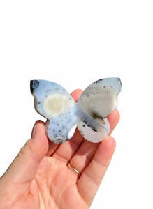 Opale dendritique papillon volant en cristal de haute qualité avec ailes en pierre de guérison, papillon sculpté 3D et décoration d'intérieur – Vente en gros - Product Image 5