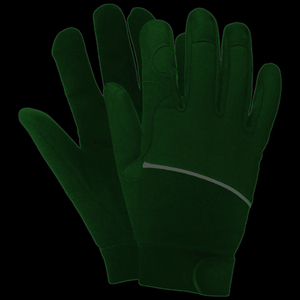 Black <b>Wool</b> <b>Thermal</b> Opera Length Four Seasons Gloves with Elastic Wrist for Sports and Daily Use - Product Image 6