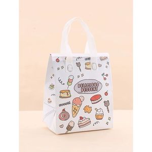 Bolsa Térmica Reutilizable para Almacenamiento de Alimentos, Entrega y Compras en Supermercados, Bolsas de Polipropileno Tejido OEM - Product Image 2