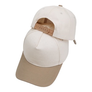 Gorra de Béisbol de Cinco Paneles con Cierre a Presión, de Lona Gruesa 100% Algodón, Bicolor, con Logotipo Bordado Personalizado, Gorras Deportivas al por Mayor - Product Image 5