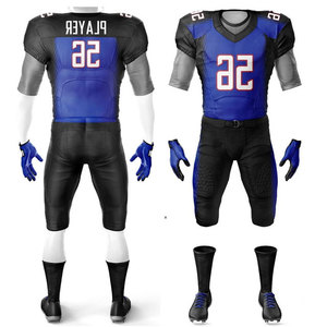 Sublimated Full Short Sleeve Sports Clothing American Football Uniform Personalized Rugby Soccer Uniform <b>Compression</b> Uniform - Product Image 4