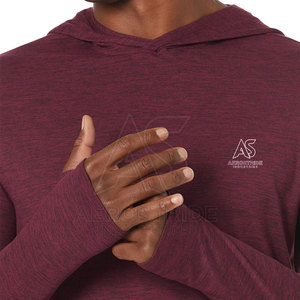 Vêtements de sport pour hommes, sweats à capuche de couleur unie, prix de gros, sweats à capuche slim fit pour hommes - Product Image 5