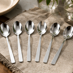 Cuillère à dîner en acier inoxydable finition luxe, surface miroir anti-rayures, France, vente en gros, fournitures pour la restauration hôtelière - Product Image 3