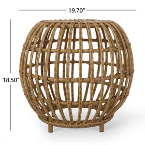 Boho Style <b>Outdoor</b> <b>Side</b> <b>Table</b> - Product Image 4