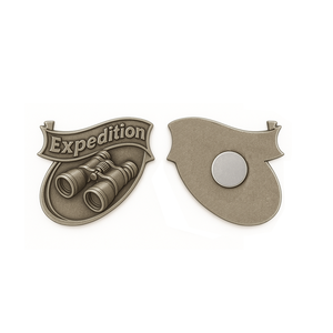 Cadeaux promotionnels du fabricant, cadeaux d'entreprise, aimants de réfrigérateur personnalisés en métal plaqué durable découpés en 3D - Product Image 4