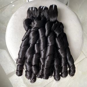 Bundles de cheveux ondulés bouclés birmans naturels longue longueur pleine Texture brute non traitée Style droit Extensions de cheveux humains expédition dans le monde entier - Product Image 2