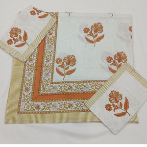 Parure de lit florale imprimée à la main, taille King, linge de luxe 200TC, respirante, haute qualité, super douce, pour hôpital - Product Image 1