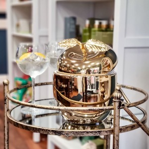 Designer Modern Metal Ice Bucket 5L Durable Luxury <b>Table</b> Styling Essential - Product Image 2
